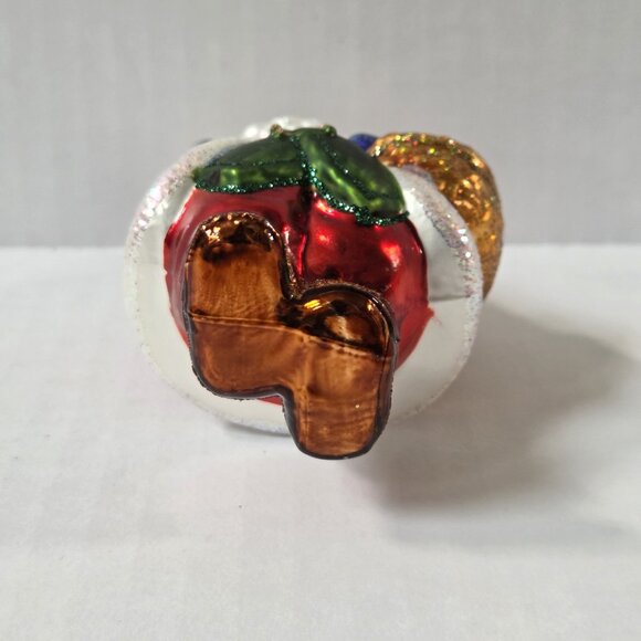 Old World Christmas Bell Ringer Santa Claus Glass Blown Tree Ornament w Box - Picture 7 of 7